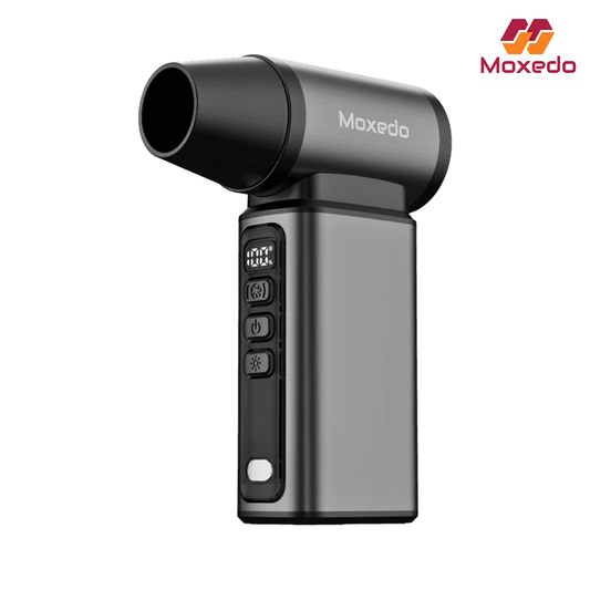 Moxedo Jetmax Mini Turbo Jet Fan with 5 Adjustable Speed Levels and LED Flash Light