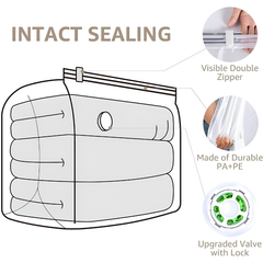 TAILI Vacuum Compression Storage Bag for Clothes and Bedding 50 × 70 × 30 cm