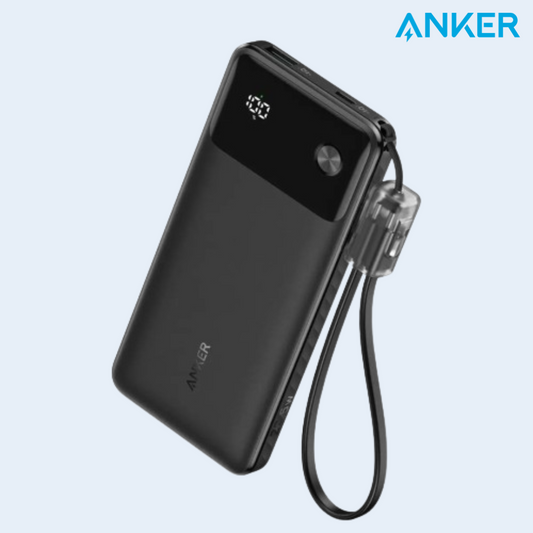 بنك الطاقة Anker - 10000 مللي أمبير في الساعة 22.5 واط بحجم الجيب - Power Boost A1388H11