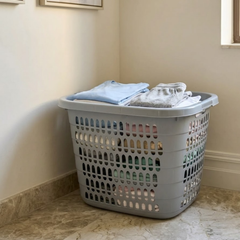 Multipurpose Household Breathable Laundry and Clothes Storage Basket with Handle
