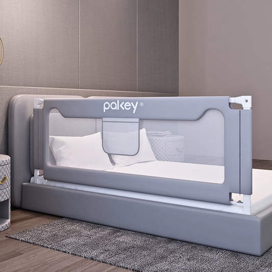 Baby Bed Rail, Anti Falling Guard Fence for Baby Safety Grey