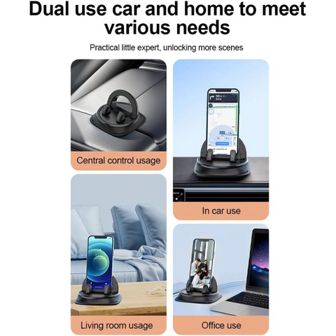 Car Dashboard Mount 360° Rotatable Non-slip Mobile Phone Holder