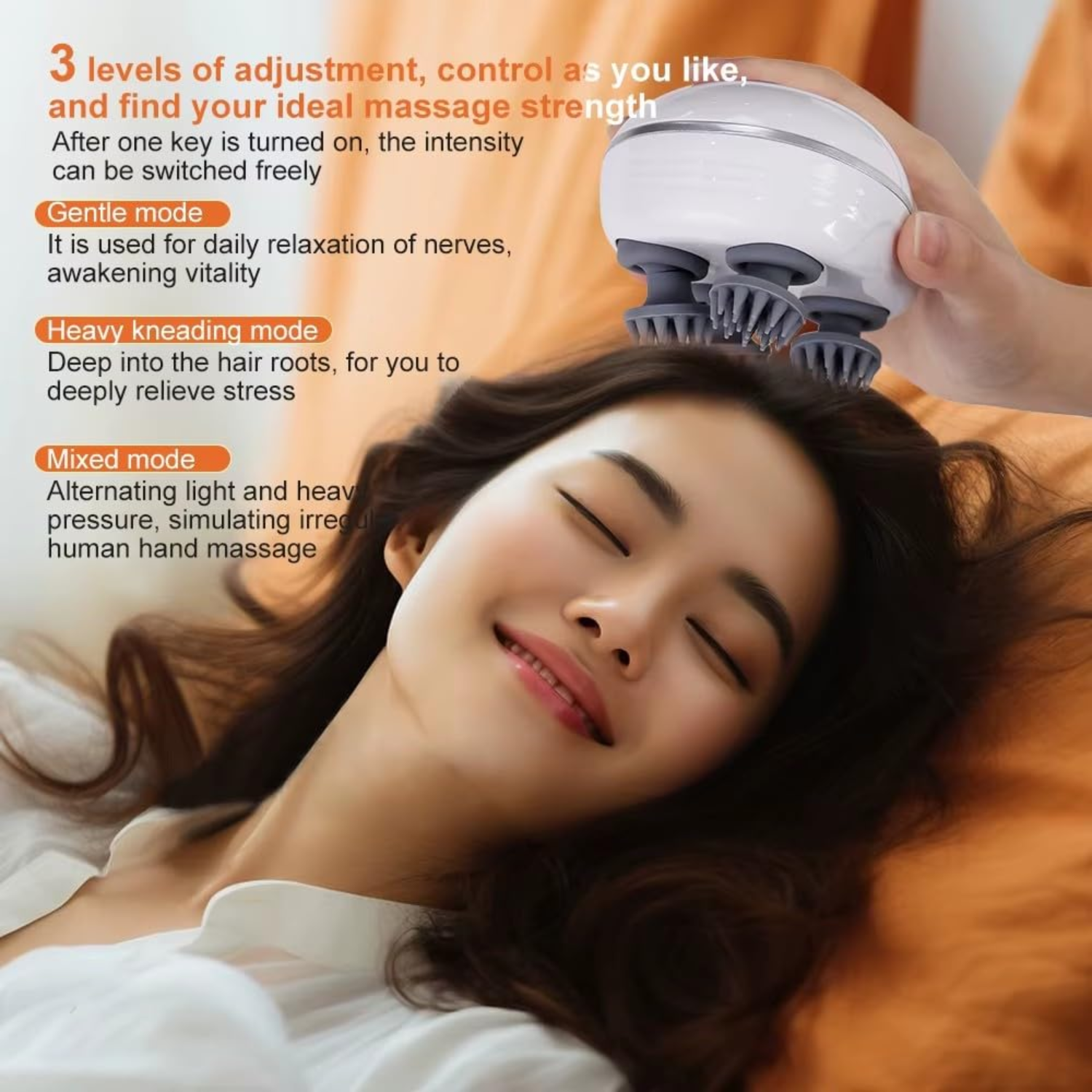 Rechargeable Smart Head and Scalp Massager