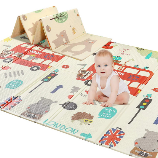 Foldable Baby Crawling Play Mat - Anti-slip Play Mat for Infant