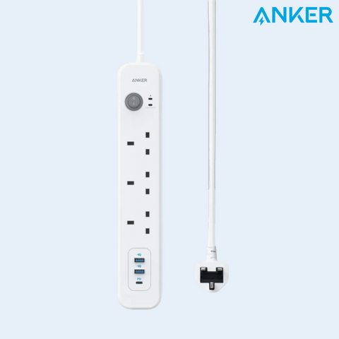 Anker PowerExtend 6 IN 1 Power Strip - WHITE A9136K21