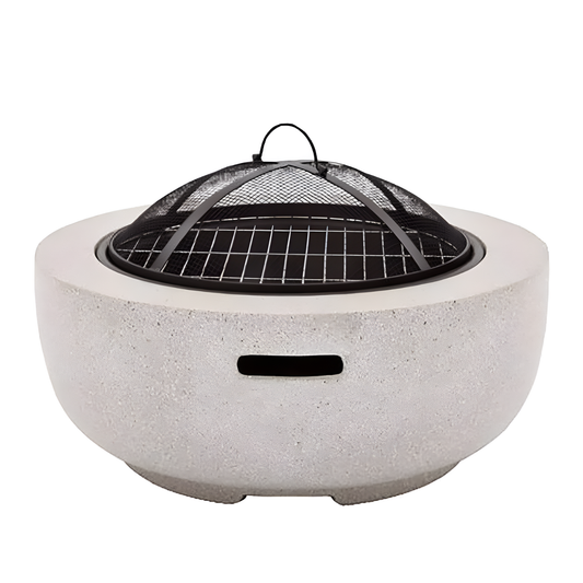 Round Shape Outdoor Fire Pit 65 x 60 x 47 cm