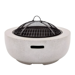 Round Shape Outdoor Fire Pit 65 x 60 x 47 cm
