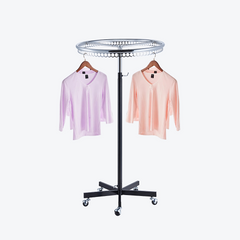 360° Circular Clothes Hanger, Garment Display Rack for Boutiques and Shops