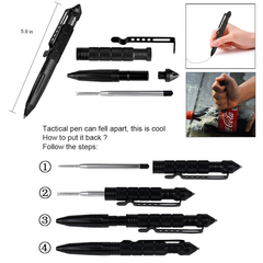 Tactical Waist Pouch with Survival Kit for Camping, Trekking and Outdoor