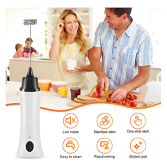 Portable Rechargeable Cordless Electric Milk Frother