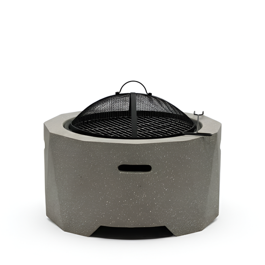 Geometric Shaped Outdoor Fire Pit 60 x 60 x 31 cm
