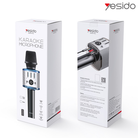 Yesido Wireless Bluetooth Karaoke Microphone