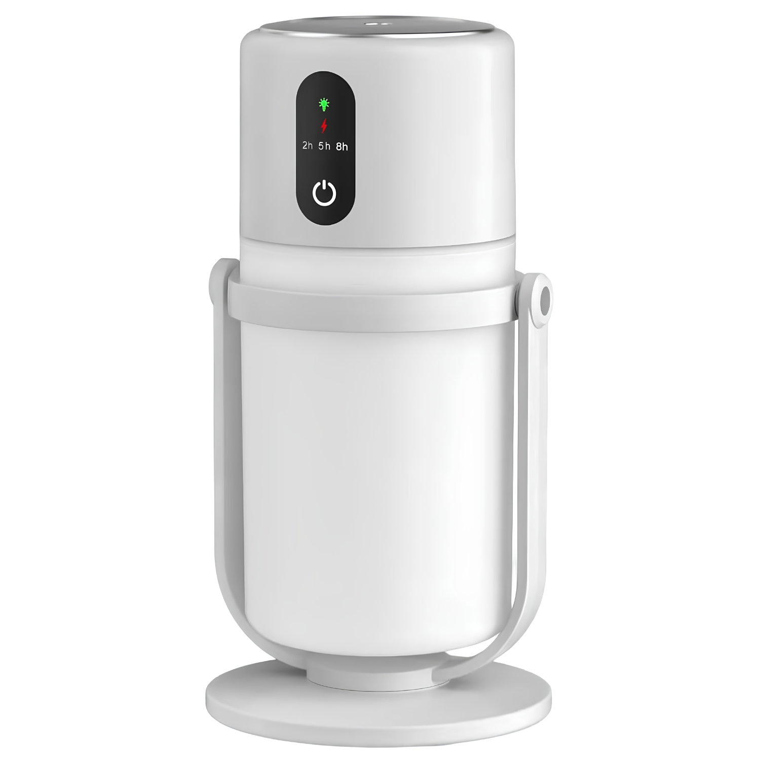 Portable Desktop Humidifier 300ml with LED Night Light and Timer White