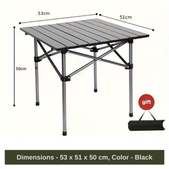Folding Outdoor Camping Table 53 x 51 x 50 cm