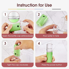 Nano Mist Sprayer for Facial Moisturization & Refreshment