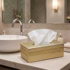 Rectangular Desktop Tissue Paper Holder Box 24 × 12 × 9 cm