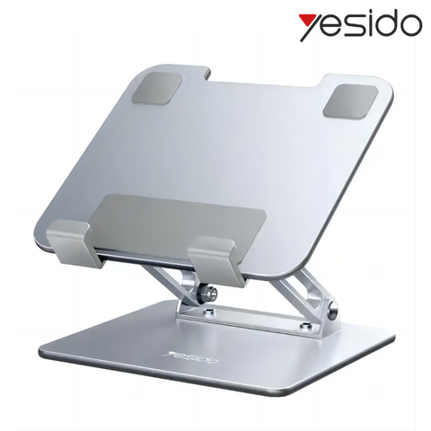 Yesido C185 Adjustable Height Foldable Tablet Holder, Aluminium Alloy Laptop Stand