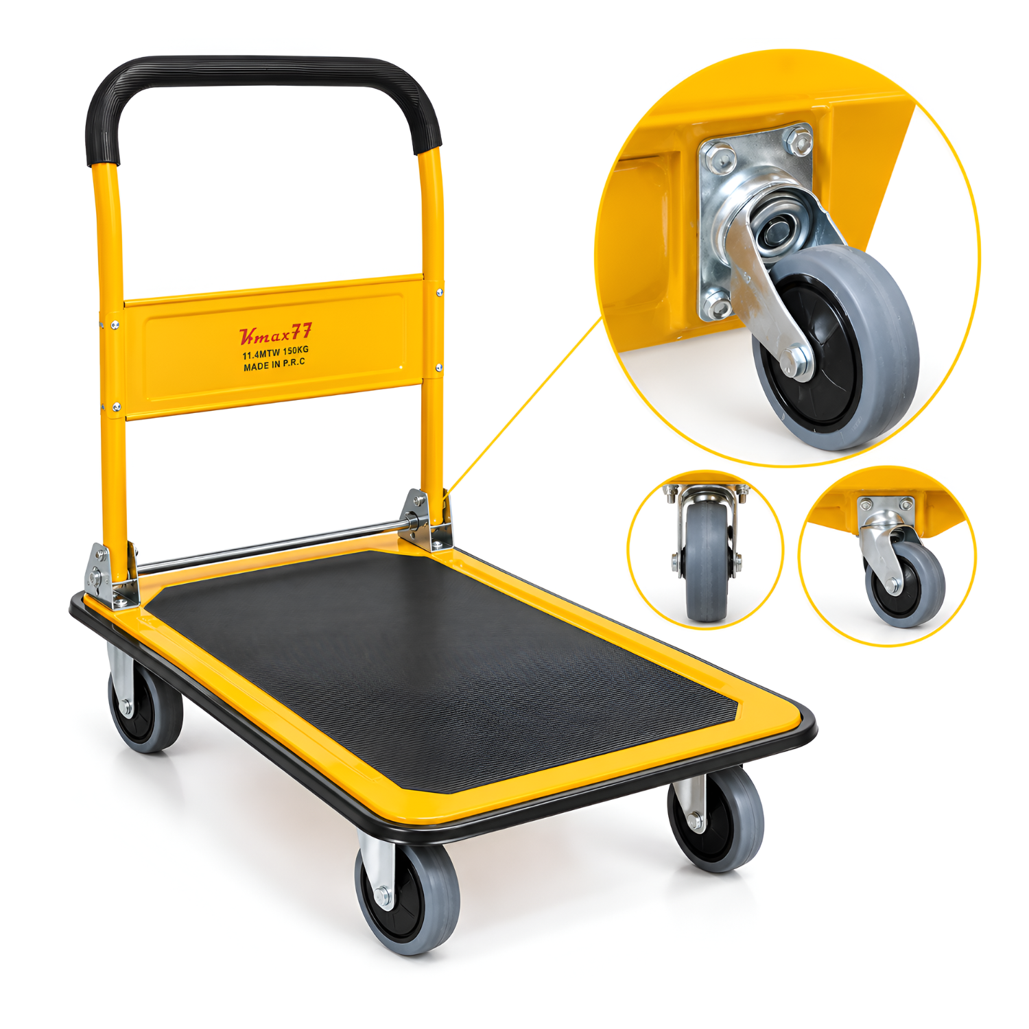 Heavy Duty Foldable Platform Trolley 150kg