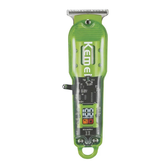 Kemei KM-1133 Transparent Body Professional Hair Clipper for Men