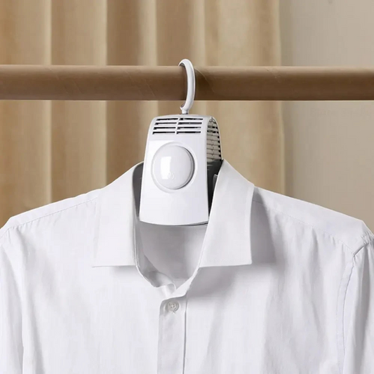 Umate Portable Electric Clothes Drying Hanger with Shoes Dryer