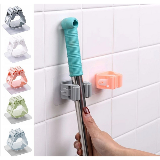 Wall Mounted Mop and Broom Holder Clip