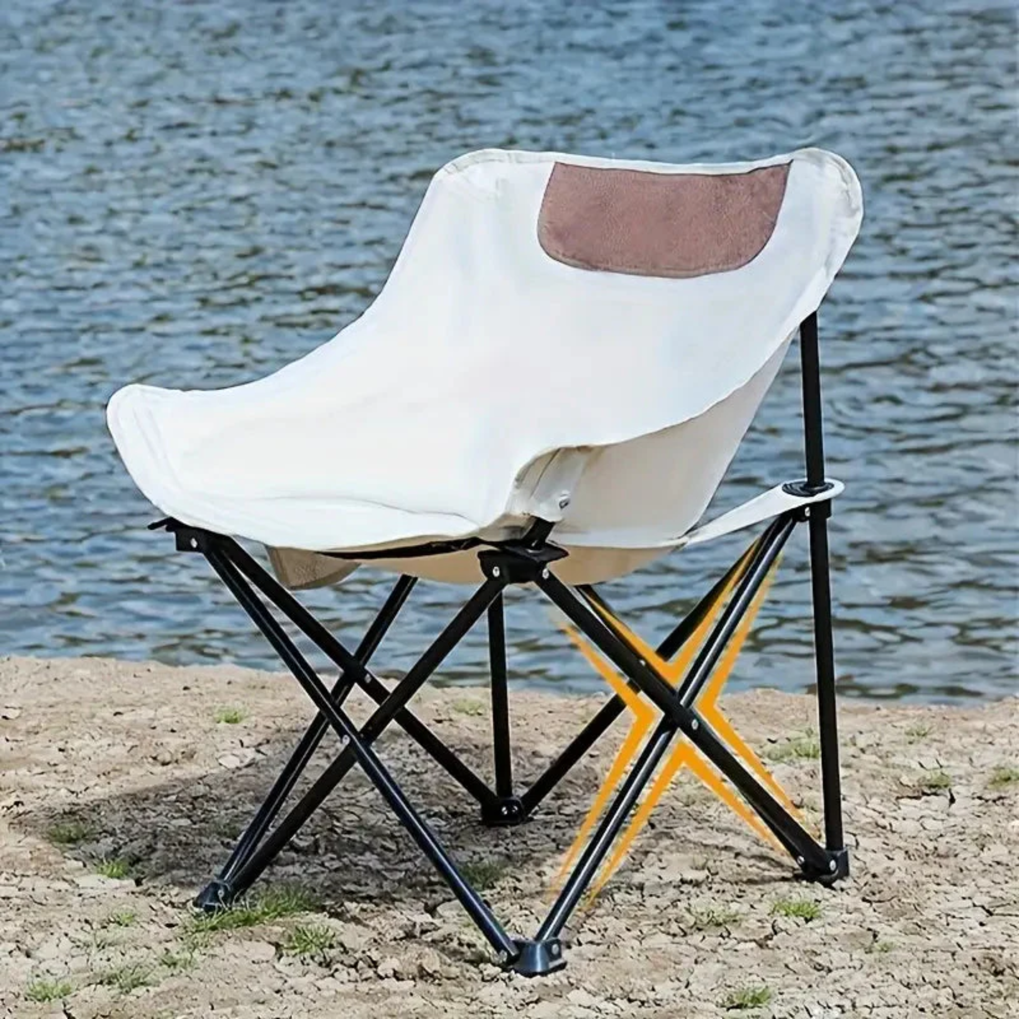 Portable Folding Outdoor Moon Chair for Camping, Fishing & Picnic