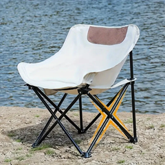 Portable Folding Outdoor Moon Chair for Camping, Fishing & Picnic