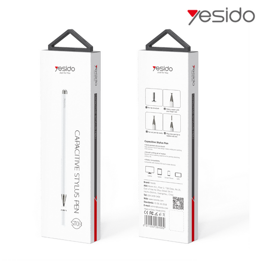 Capacitive Stylus Pen for Touch Screen Phone, Tablet and iPad - Yesido ST03