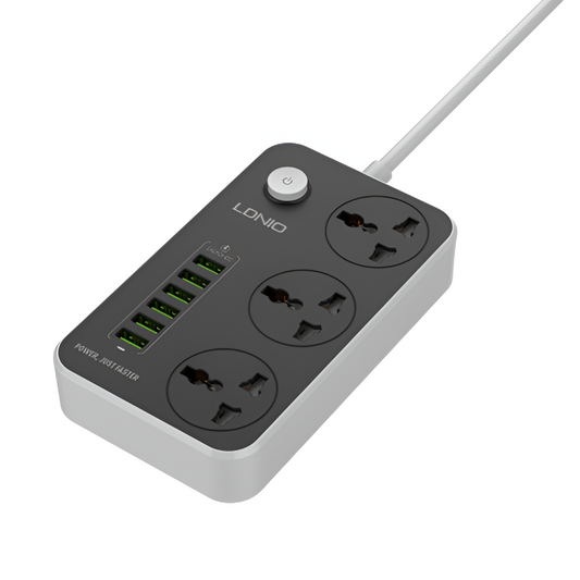 LDNIO SC3604 2500W Power Socket with 3 Outlets Universal Power Strip