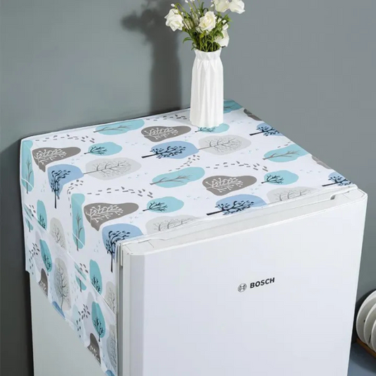 Dustproof and Oilproof Refrigerator Washing Machine Cover with Side Pockets