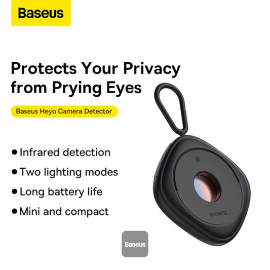 Hidden Camera Detector - Baseus Heyo Privacy Protection Device, Travel Hotel Spy Camera Finder