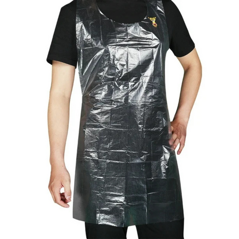 50pcs/Pack Waterproof Disposable Plastic Aprons for Kitchen