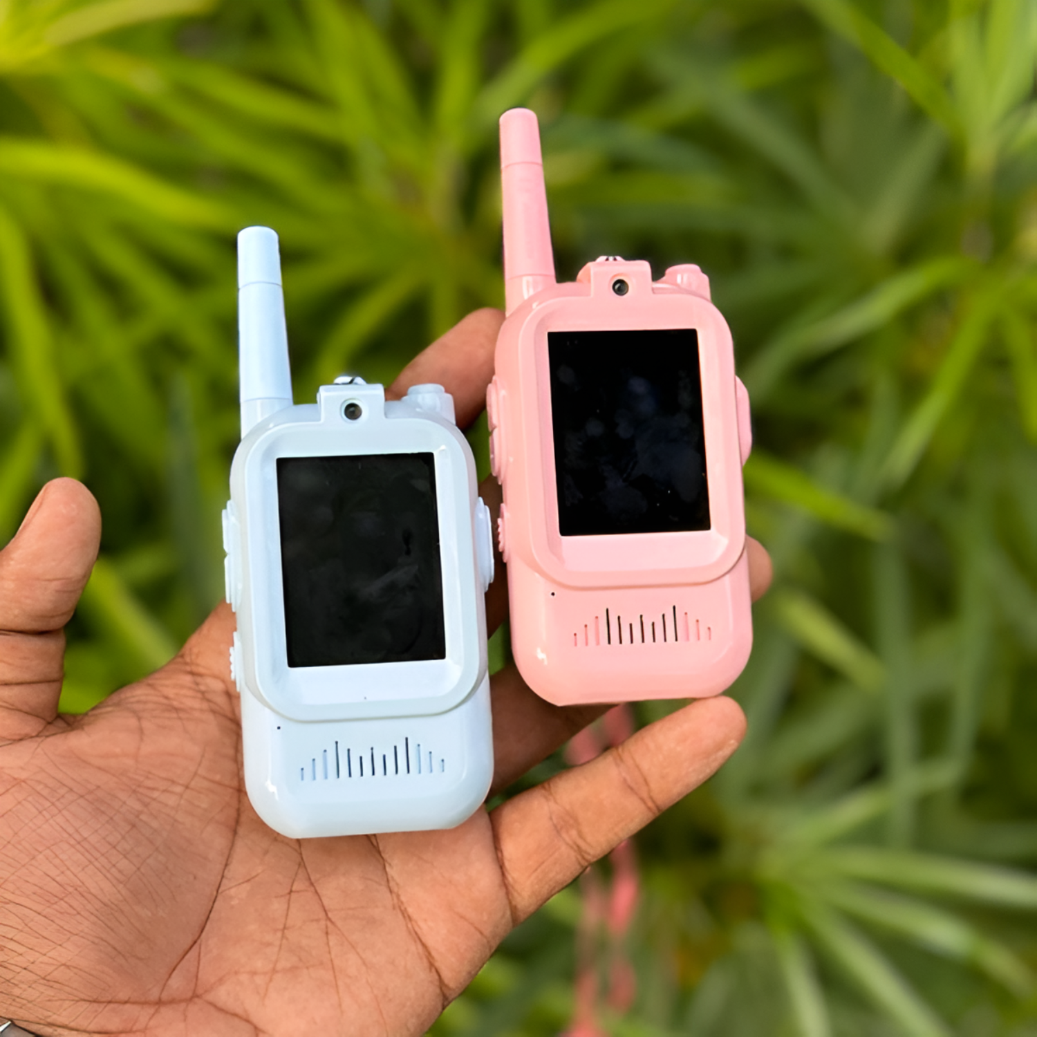Children's Interactive Video Walkie Talkie, Rechargeable Kids Interactive Set with Camera and Voice Chat