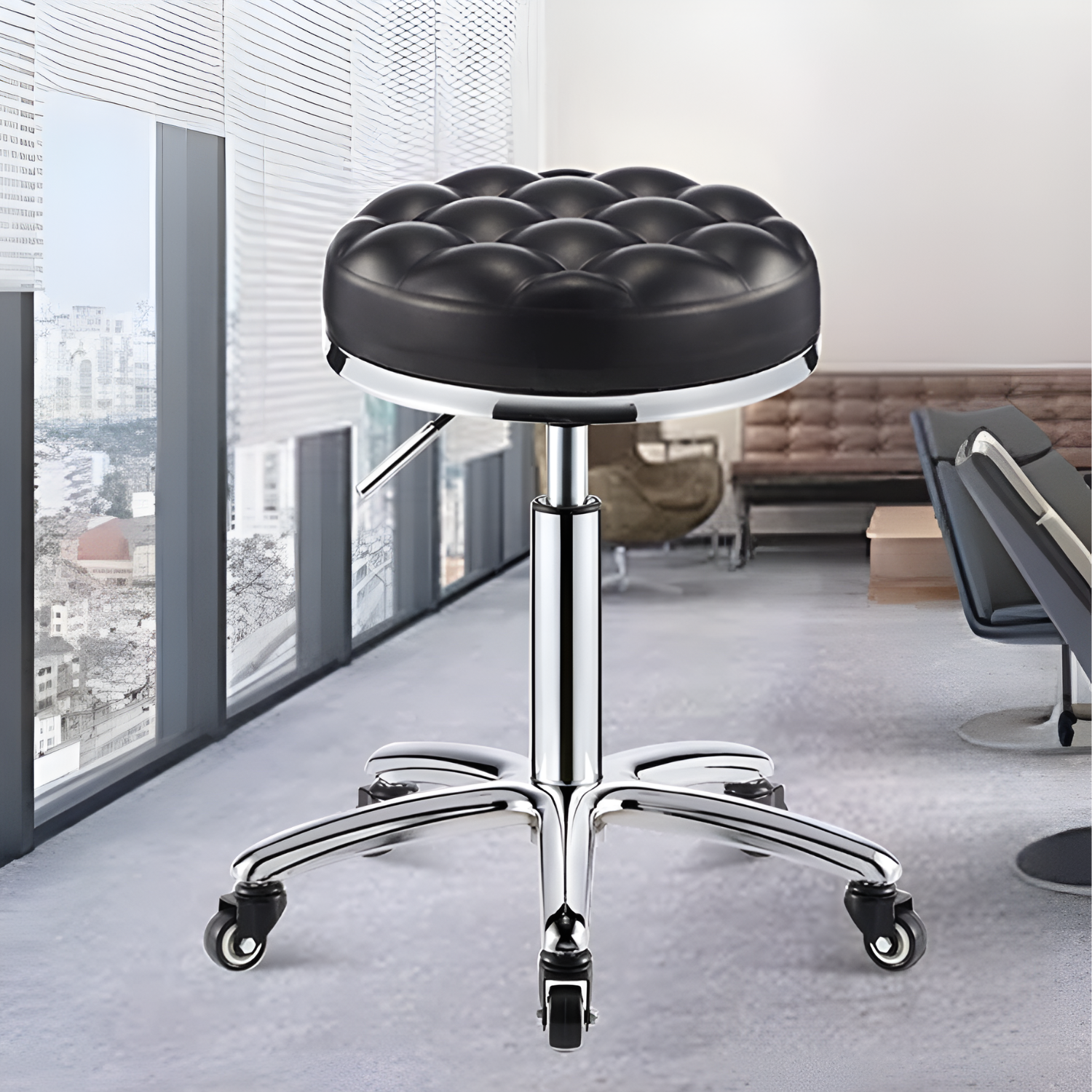 Adjustable Lifting Round Rotatable Chair