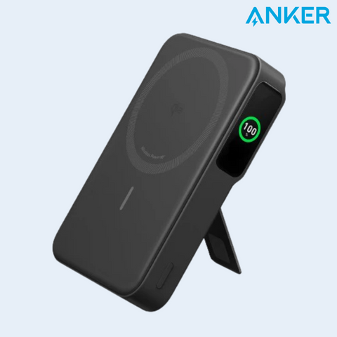 Anker MagGo 10000mAh Power Bank - 15W Ultra-Fast Charging with Stand and Smart Display