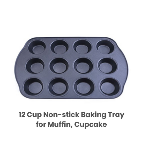 12 Cup Non-stick Pan Cupcake Muffin Baking Tray