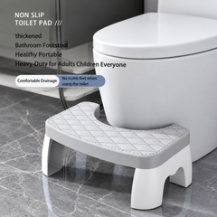 Bathroom Toilet Stool, 35° Ergonomic Toilet Footstool