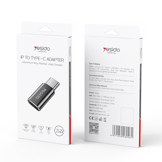 Yesido GS22 Lightning to USB Type C Adapter