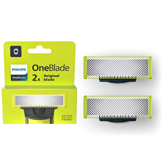 Philips OneBlade Original Replacement Blades QP220/51, Pack of 2 Blades