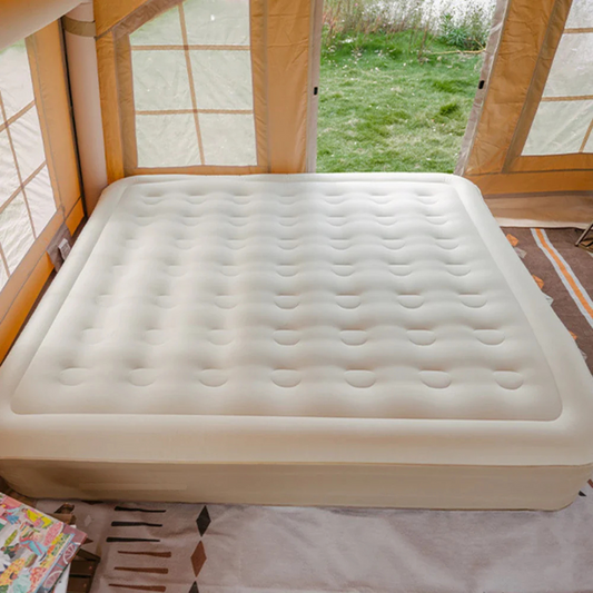 Inflatable Blow Up Air Mattress Bed with Built-in Automatic Pump