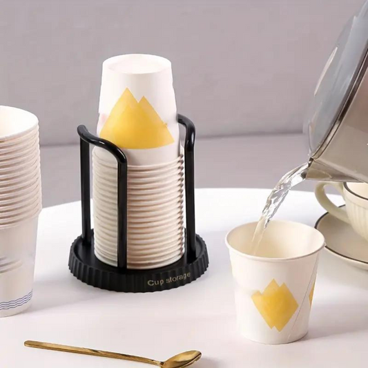 Desktop Paper Cup Holder, Disposable Cups Storage Rack
