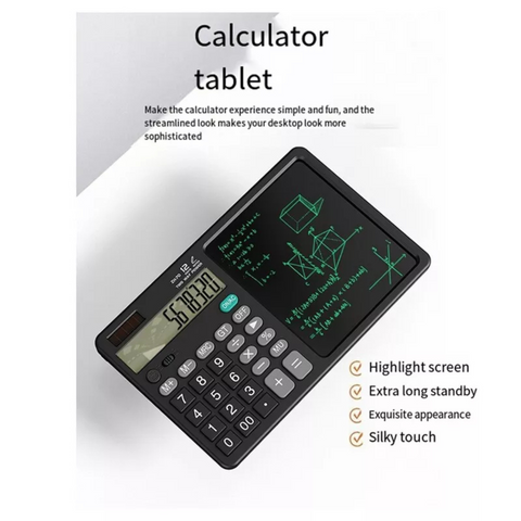 12 Digit Calculator with Handwriting Notepad and Stylus Pen