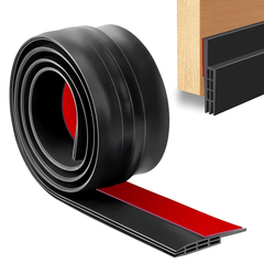 Self Adhesive Door Bottom Seal Strip Black