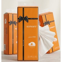 Supsoft 1200 Wipes 4x Ply Wall Hanging Tissue Bag