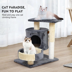 Multi Level Cat House Tree Tower with Sisal Scratching Posts