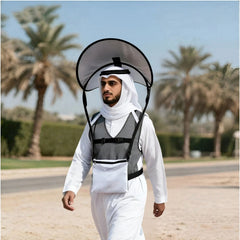 360° UV Protection Sun Hat with Storage Pouch & Adjustable Waist Belt