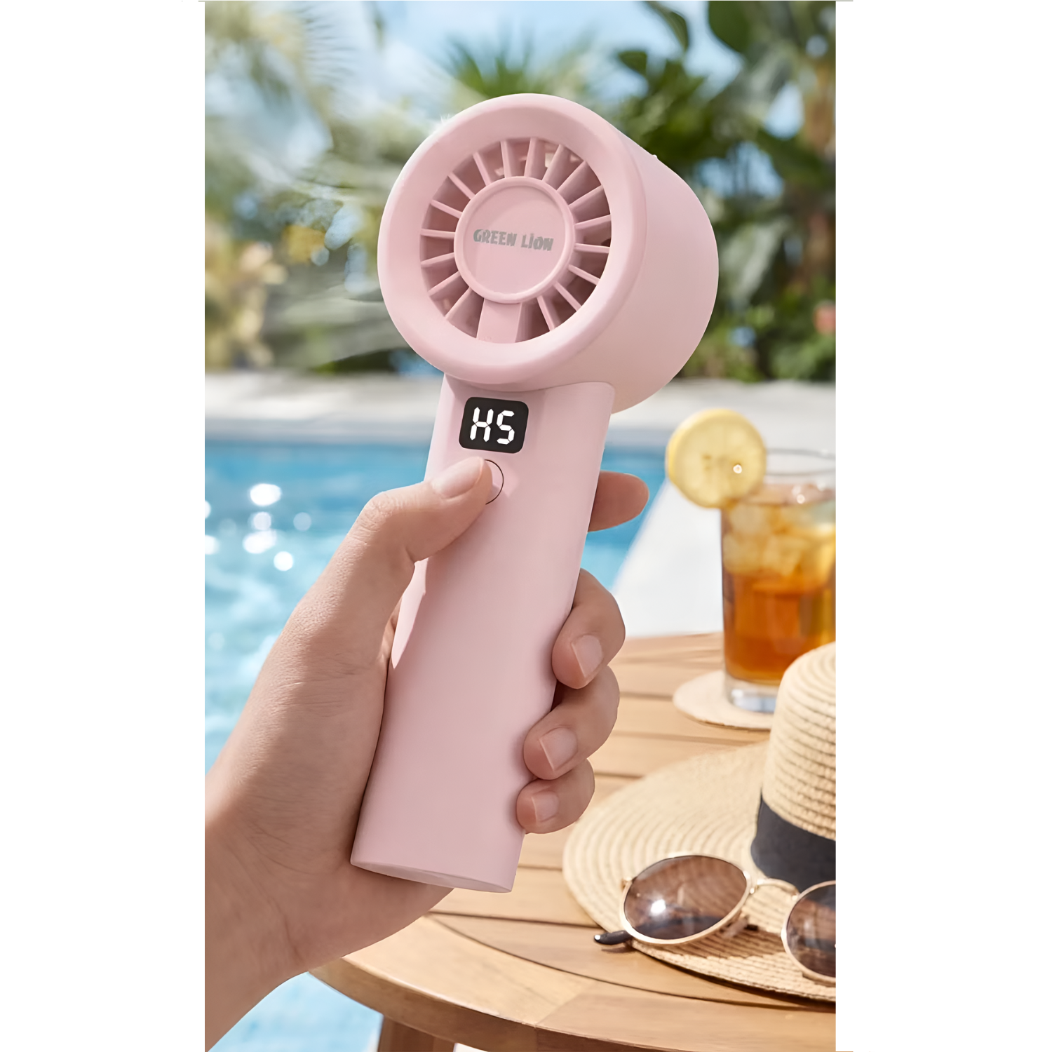Green Lion Wind Mate Handheld Fan