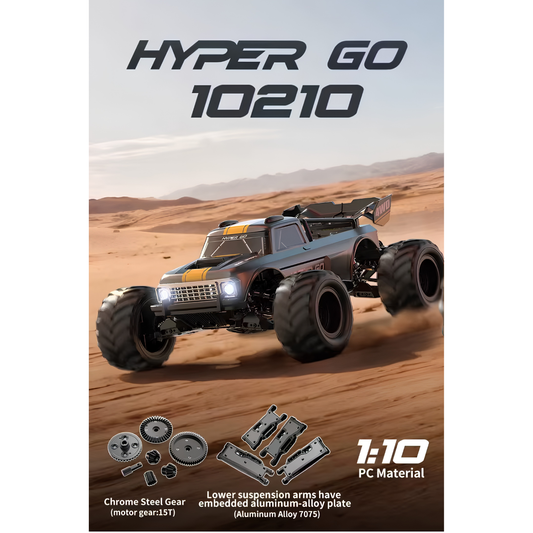 MJX Hyper Go 10210 1:10 2.4GHz 4WD Brushless High Speed Off Road RC Monster Truck