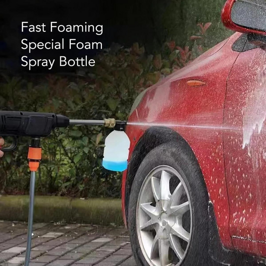 128Vf Cordless High Pressure Dual Battery Car Washing Gun - Rechargeable with Detergent Tank