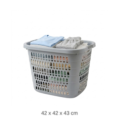 Multipurpose Household Breathable Laundry and Clothes Storage Basket with Handle Medium - 48 x 48 x 51 cm